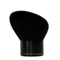 Benutzerdefinierte schwarze Kabuki Make-up Pinsel abgewinkelt Kabuki Kosmetik Pinsel